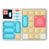 BEBESIRI Electronic Slide Puzzle Game, 500+ Levels Brain Teaser, Travel Game for Adults (White) view 1