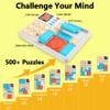 BEBESIRI Electronic Slide Puzzle Game, 500+ Levels Brain Teaser, Travel Game for Adults (White) view 4