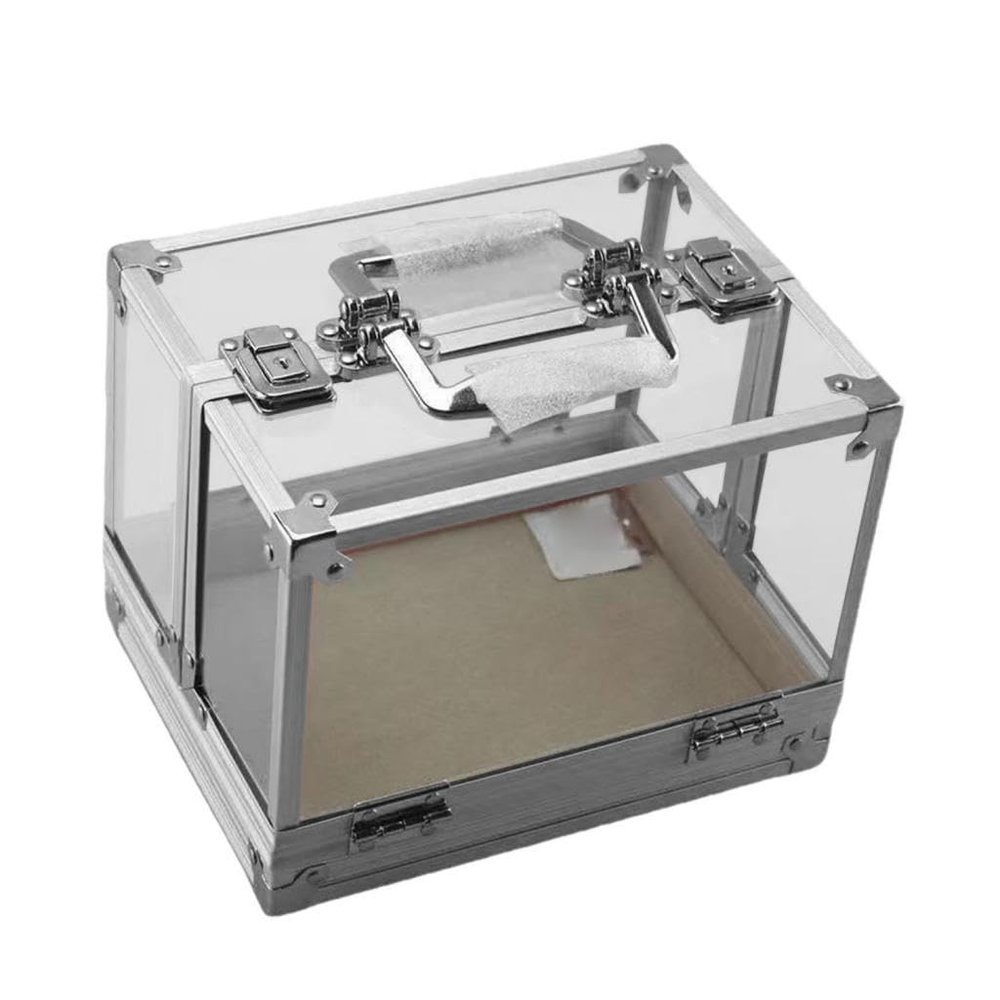 EHJRE Acrylic Chip Case Display Cabinet Multifunctional Dustproof Chip Carrier Storage Box