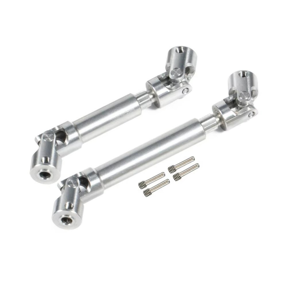 2pcs Universal Joint Driveshaft for 1/18 RC Rock Crawler Axial UTB18 Capra Unlimited Trail Buggy Upgrades