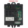 CSG4A CSG6 CSG4M 12V Receiver for Children's Electric Car 2.4GHz RC Compatible Remote Control Box with Slow Start Function ABS Metal Construction(CSG4A 12V) view 2