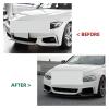 Car Front Lip Spoiler Splitter Diffuser Cover Fit for BMW F32 F33 F36 4 Series 420i 425i 430i 440i M440i 2014-2020(Carbon Fiber Look) view 2