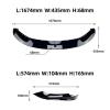 Car Front Lip Spoiler Splitter Diffuser Cover Fit for BMW F32 F33 F36 4 Series 420i 425i 430i 440i M440i 2014-2020(Carbon Fiber Look) view 3