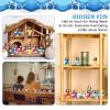 Barydat 100 Pcs Little Jesus Figures Baby Mini Jesus Figurines Bulk to Hide and Seek Tiny Miniature Christ Savior Figurine Toy Religious Gift for Easter Egg Stuffer Sunday School Baptism, Multicolor view 4