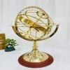 Antique Vintage Zodiac Armillary Brass Sphere Globe Wooden base Pirate's Antique Ship Nautical Sphere Globe (Brass 18 inch) view 1