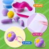ESSENSON Air Dry Clay Kit, 66 Colors Modeling Magic Clay DIY Jewelry Making, Crafts School Projects, Ideal Party Favors Craft Gift for Kids view 3