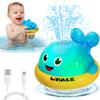 Baby Bath Toys, Light Up Whale Sprinkler Bath Toys for Kids Ages 1-3, Pool Water Toys for Toddlers Bathtub Fountain Toys, Birthday Gifts for 1 2 3 Year Old Boys & Girls view 1