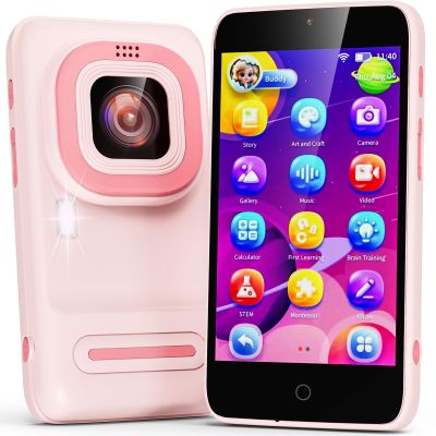Kids Smart Phone - Ashfly 3.97" Touchscreen Cell Phone - Educational STEM Toys with 210+ Learning Games and 190+ Drawing - Birthday for Boys Girls Age 3 4 5 6 7 8 9 10+ Year Old