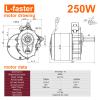 10 Inch Wheel 24V 500W 700W Dual Drive Motor Kit Solid Tire for Trolley Bike (With RC joystick, 250W-120RPM6kph) view 4