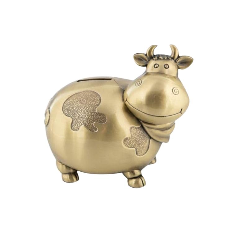 Adorable Cow Piggy Bank Fun & Educational Savings Bank for Kids, for Animal Lovers and Farm Themed Decor