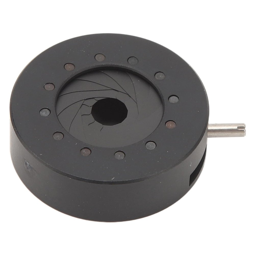 Mtlavishness Adjustable Aperture Diaphragm Sturdy Reusable and Stable for Cameras and Microscopes with 0 5 to 15mm Aperture Range and 12 Blades