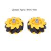 AYNEFY 48Mm Diameter for Smart Car, Mecanum Wheels 48Mm Four Way Drive, Mecanum for Smart Car, Four Way Drive, for Motors, Compatible with Building Blocks, with Running (Two Pairs) view 4