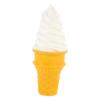 BESTonZON Fake Ice Cream Model Realistic Artificial Dessert Prop for Photography and Display Imitation Ice Cream Cone for Food Samples and Decorative Use Adorable White Design view 1