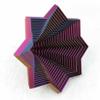 3D Printed Fractal Fidget Star  Stress Relief & Focus Fidget Toy for Adults (XL - 7.0 Inch) view 3