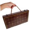 HEMOTON Wooden Xiangqi Chess Board Elegant Dual-Function Storage Travel Set for Adults and Boy Girl Portable Design for Chinese Chess Enthusiasts view 3