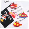 ABOOFAN 6pcs Creative Magnetic Stickers Transportation Tiles for Refrigerator Whiteboard view 2