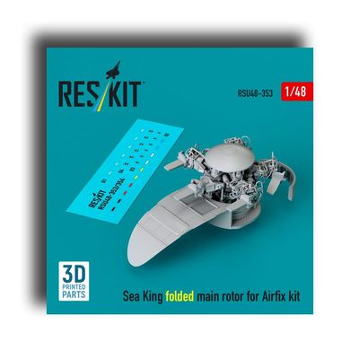 Reskit RSU48-0353 1/48 Sea King Folded Main Rotor for Airfix kit