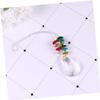 GALPADA 2pcs Window Suncatcher Crystals Hanging Decor from Ceiling Chandelier Pendants Crystal Ball Prisms Home Decorations view 3