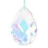 Mtlavishness Hanging Crystal Prisms with Geometric Design Sparkling Appearance and Good Workmanship Ideal for Window Christmas Photography Garden Baby Room Decorations High view 4
