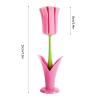 2PCS Sponge Cleaning Brush, Long Handle Grip Cup Brushes, Portable Cup Scrub for Coffee Mugs Winebottle Baby Bottles (Pink) view 4
