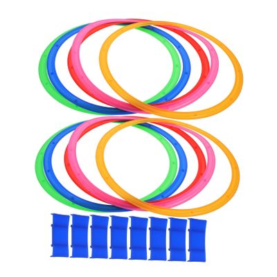 Abaodam Hopscotch Ring Games for Boys and Girls Sensory Training Device Indoor Outdoor Play Agility Rings Boy Girl Toys