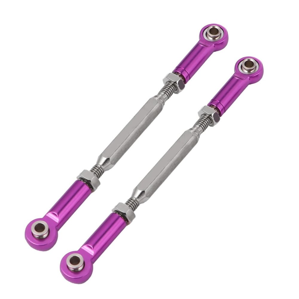 Abaodam 6pcs Adjustable Pull Rods for Rc Steering Linkage Pull Rods Compatible Racing Buggy Upgrade Parts