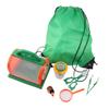 DECHOUS 7pcs Portable Insects Observation Kit Telescope Magnifying Lens for Boy Girl for Camping Outdoor Adventures Green view 1