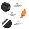 HEMOTON 2pcs Stroller Hooks Clips for Shopping Bags and Diaper Bags D-Shaped Design Lock Stroller Accessories for Parents view 4