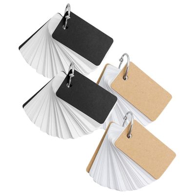 Angoily Pcs Blank Words Flashcards Simple English Memo Cards for Students and Teachers