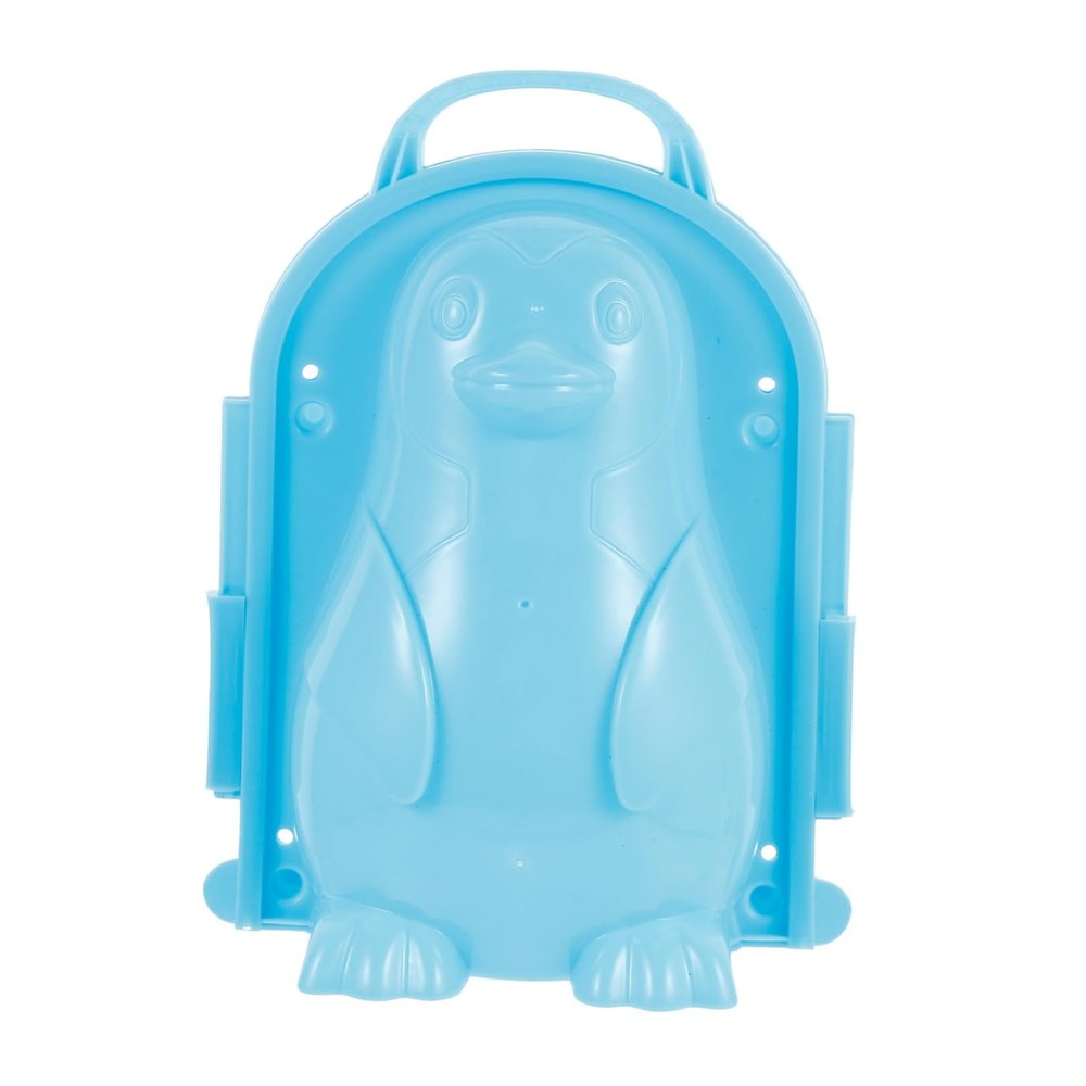 Abaodam 1pc Penguin Snowman Maker Clip for Outdoor Fun Easy Shape Maker for Fights Boys and Girls Snow Play Toy Cartoon Design Snowman Clip
