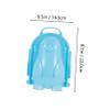 Abaodam 1pc Penguin Snowman Maker Clip for Outdoor Fun Easy Shape Maker for Fights Boys and Girls Snow Play Toy Cartoon Design Snowman Clip view 2