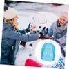 Abaodam 1pc Penguin Snowman Maker Clip for Outdoor Fun Easy Shape Maker for Fights Boys and Girls Snow Play Toy Cartoon Design Snowman Clip view 3