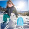 Abaodam 1pc Penguin Snowman Maker Clip for Outdoor Fun Easy Shape Maker for Fights Boys and Girls Snow Play Toy Cartoon Design Snowman Clip view 4