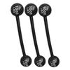 Abaodam 3pcs Inflatable Weights Props for Boy Girl Fun Barbells for Pool Parties Outdoor Games and Fitness Activities Lightweight and Portable Inflatable Dumbbells view 1