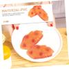 Abaodam 5pcs Chicken Wings Model Fake Chicken Wings Faux Food Props for Store Restaurant and Photo Shooting view 2