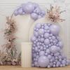 108Pcs Lavender Double Stuffed Balloons Different Size, 18/12/10/5 inch Dusty Light Purple Lilac Balloons Garland Arch kit for Baby Shower Bridal Wedding Birthday Party Decoration view 1