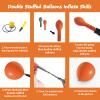 108Pcs Orange Double Stuffed Balloons Different Size, 18/12/10/5 inch Pastel Matte Burnt Orange Balloons Garland Arch kit for Baby Shower Birthday Summer Party Decoration view 3