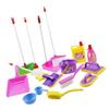 Kisangel 1set Funny Boy Girl Cleaning Toys Set Play House Equipment for Role Play and Includes Broom Mop Duster and Dustpan for Toddlers view 1