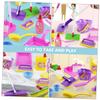 Kisangel 1set Funny Boy Girl Cleaning Toys Set Play House Equipment for Role Play and Includes Broom Mop Duster and Dustpan for Toddlers view 2