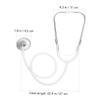 Toddmomy 2pcs Boys and Girls Stethoscope Toy for Role Play Doctor Game Realistic Simulation Design for Creative Play for Boy Girl Dress up and Nursing Adventures view 2