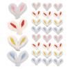 MAGICLULU 40pcs Plush Rabbit Ear Hair Accessories for Easter Diy Crafts Soft Bunny Ears for Boy Girl Party Headbands view 1