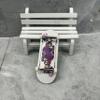 LEEFAI 34mm Pro Fingerboard Complete 34x96mm,Maples Wood Deck,UV Printing Graphic-Pro Trucks Regular kingpins & 5 Urethane Bearing Wheels-Op3ra V3-Hearts of King view 4