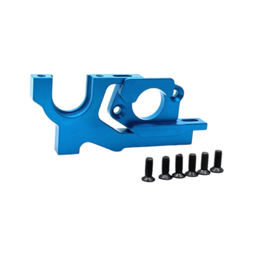 Adjustable Motor Mount Motor Mounting Easy to Install RC Car Upgrade Accessories for 1/10 104001 104072 RC Car Spares, Blue