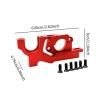 Adjustable Motor Mount Motor Mounting Easy to Install RC Car Upgrade Accessories for 1/10 104001 104072 RC Car Spares, Red view 2