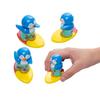 Fun Express 2 1/4" Luau Penguin Surfing Plastic Pull-Back Racers - 12 Pieces view 1