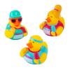 Fun Express 2" x 2 1/4" Marathon Character Rubber Ducks - 12 Pieces view 1