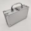 kowaku Aluminum Alloy Chip Case Chip Holder Storage Case Lockable Storage Container Hold 100 Chips Chip Carrier for Activities Party view 2