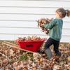 Lehman's Eli & Mattie Kids Wheelbarrow, Sturdy Wooden Handles and Heavy-Duty Plastic Tub, Toy for Outdoor Play, Perfect for Gardening and Active Imaginative Fun view 3