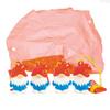Fun Express 1 1/2" Bulk 48 Pieces Mini Gnome Red & Blue Vinyl Paratroopers view 1
