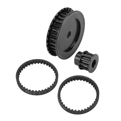1/10 RC Crawler Car Belt Drive Gear Replacement Appearance and Noise Reduction (Black)